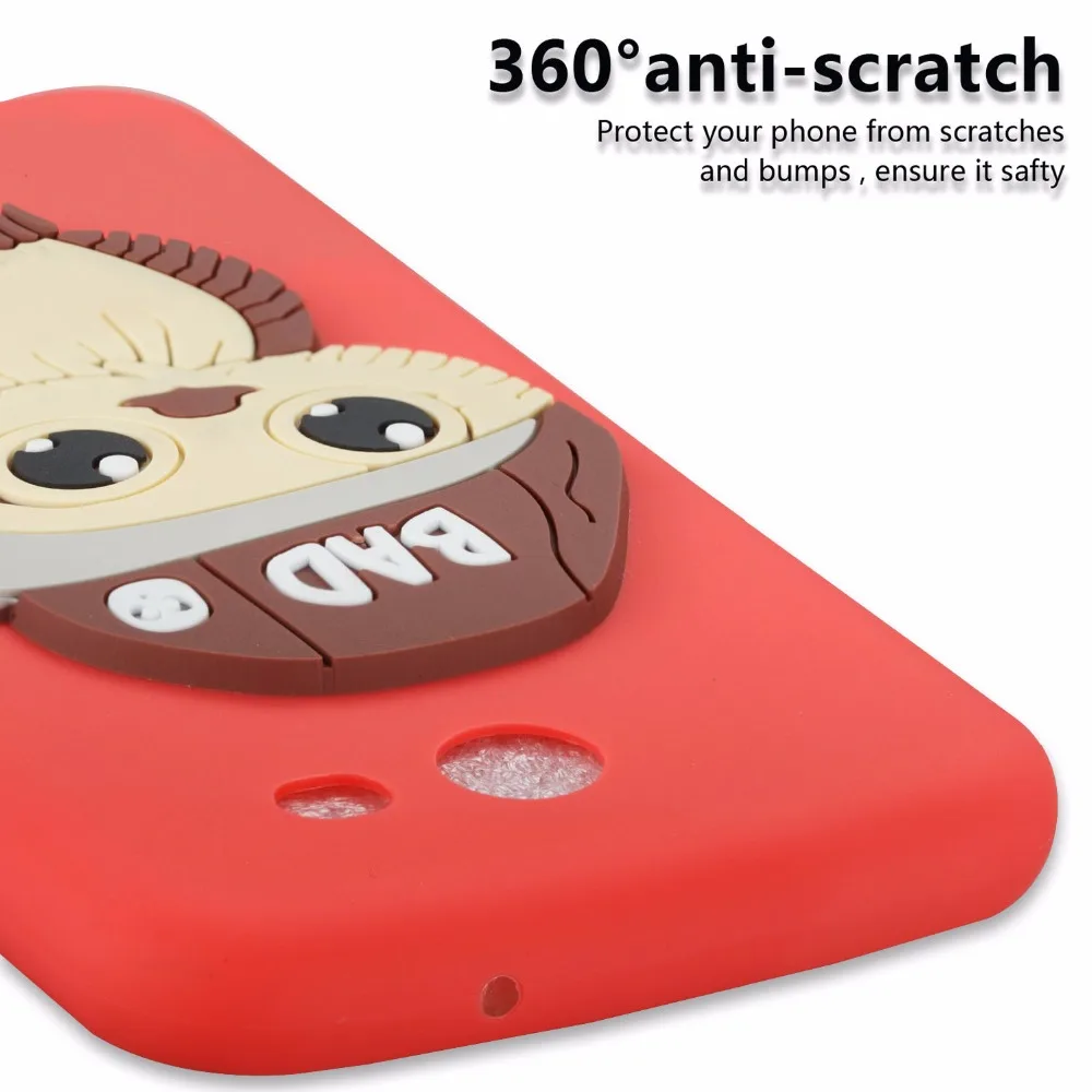 For Samsung Galaxy J3 J5 J7 2017 J320 J520 J720 lovely Owl Anti-Fall Phone Cover Case Silicone Soft Bad Boy Shells |