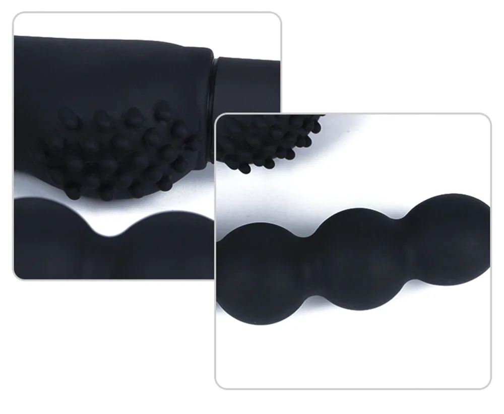 Силиконовые вибрационный Анальная пробка для мужской и женский простаты