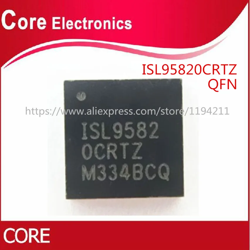 5 шт. ISL95820CRTZ ISL95820C ISL9582 ISL95820 QFN 40|Интегральные схемы| |