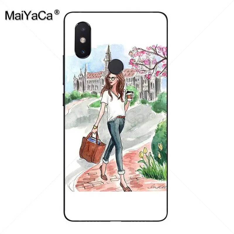 MaiYaCa/Красивое Летнее платье с сердечками для шоппинга путешествий девочек чехол