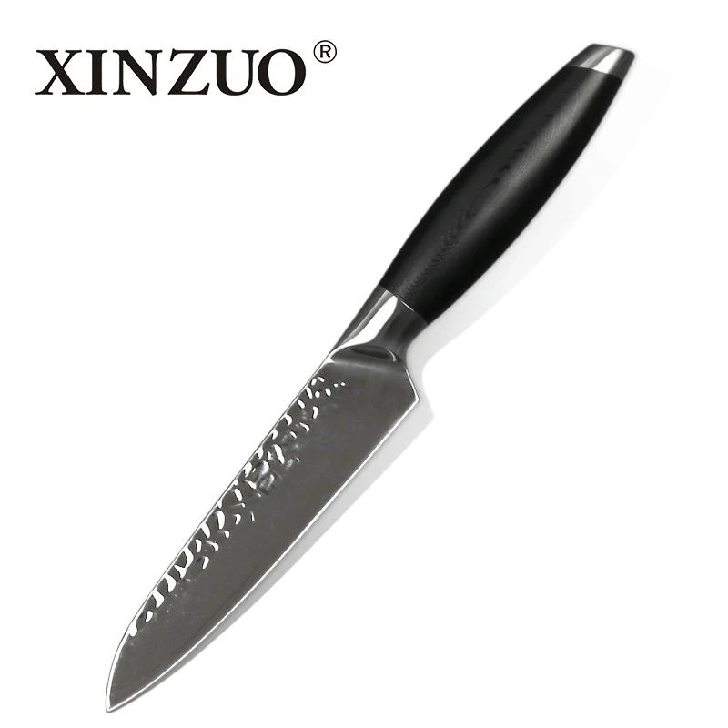 XINZUO 5 дюймовый универсальный нож кухонные ножи из высокоуглеродистой
