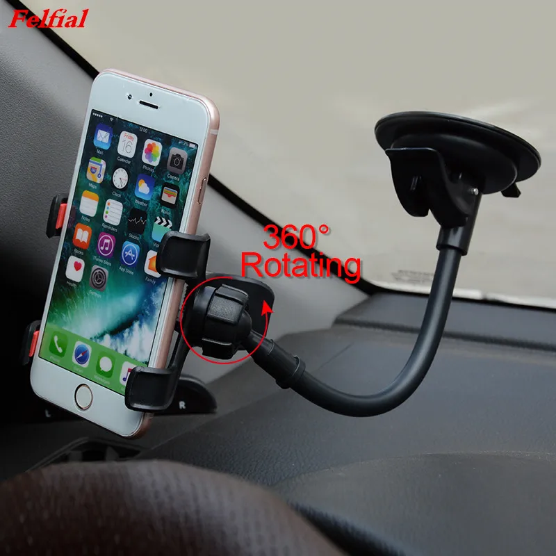 

Universal Car Holder Cell Phone Holder For Iphone 12 11 XS 7 8 plus Stand Support for Samsung S20 Flexible Mobile Phone Holder