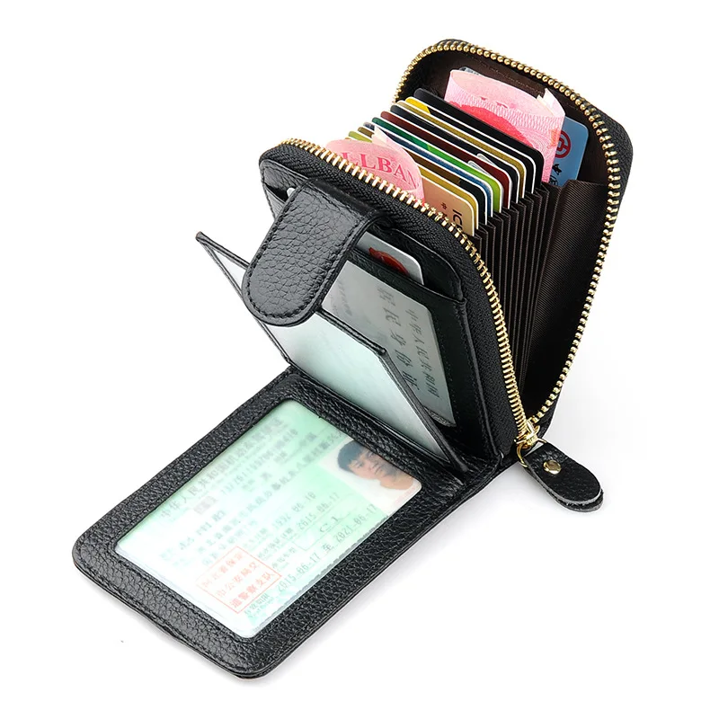 Винтажный кошелек из воловьей кожи 2019 мужские кошельки натуральной личи для