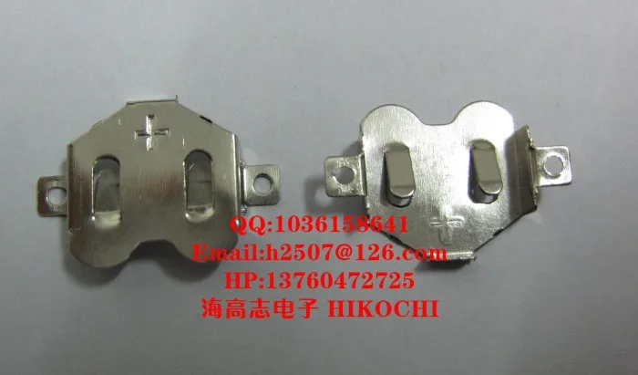 Батарея Пряжка CR1220 CR1225 металлические SMD держатель BK 885 патч Медь Никель покрытием