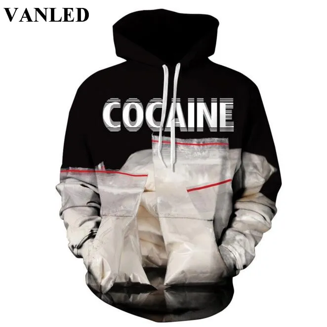 Vanled Новинка 2017 года Классные модные свитеры человек Толстовки с капюшоном