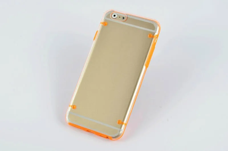 Тпу 10 piece/lot альта Qualidade ультра-дешевый фино Limpar plastico noctilucentes капа пункт для iPhone 6 4 7