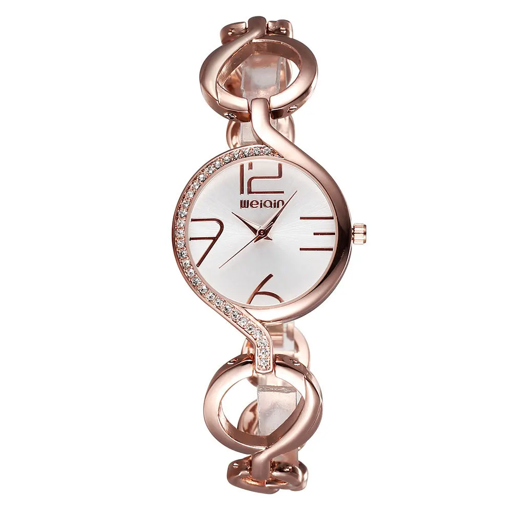 New Ladies Fashion Hollow Bracelet Band Watch Imported Quartz Movement Simple Big Number Dial | Наручные часы