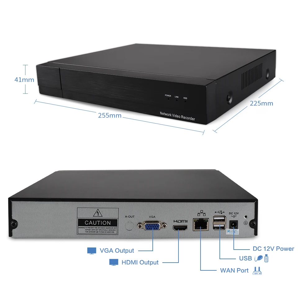 ZSVEDIO NVR 8CH 1080P ONVIF H.264 Wifi FTP сетевой видеорегистратор безопасности Поддержка CCTV IP
