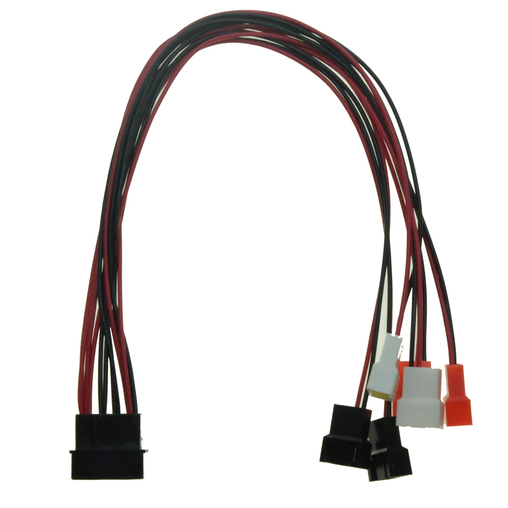 Кабель питания Molex IDE со штекером 1 6 каналов 4 контактный вентилятор с разъемом D