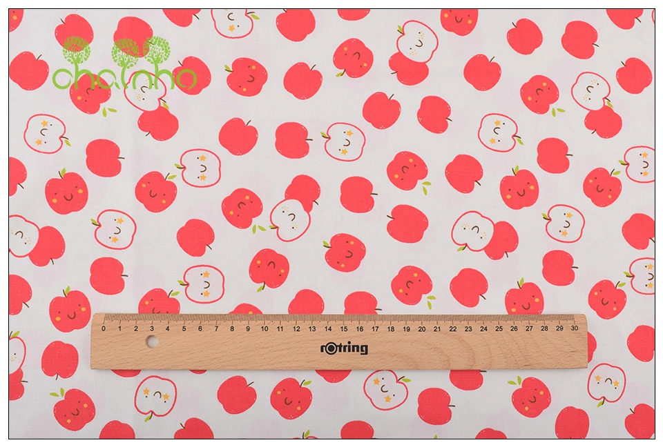 Chainho, Красный мультфильм серии, печатные твиловая, хлопковая ткань, для DIY квилтинга Вышивание ребенка и детей простыни, подушки детские материал, половина м