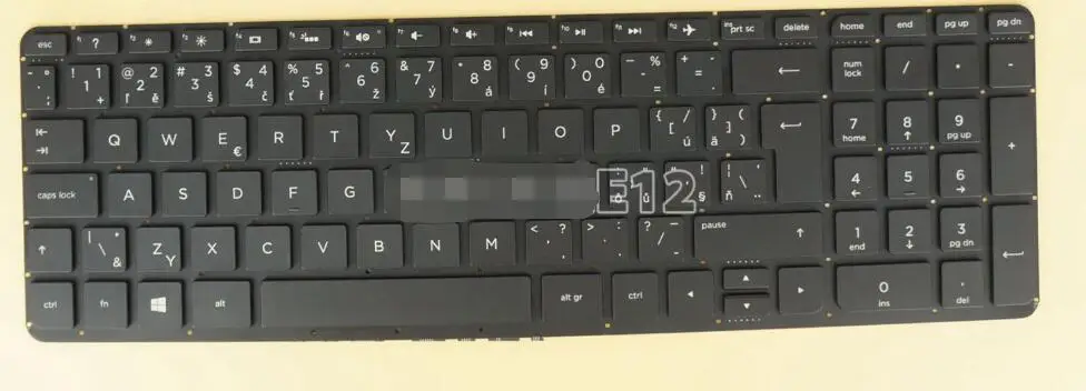 Клавиатура для hp Pavilion 17-p000 15-p000 15-p100 15-p200 17-f000