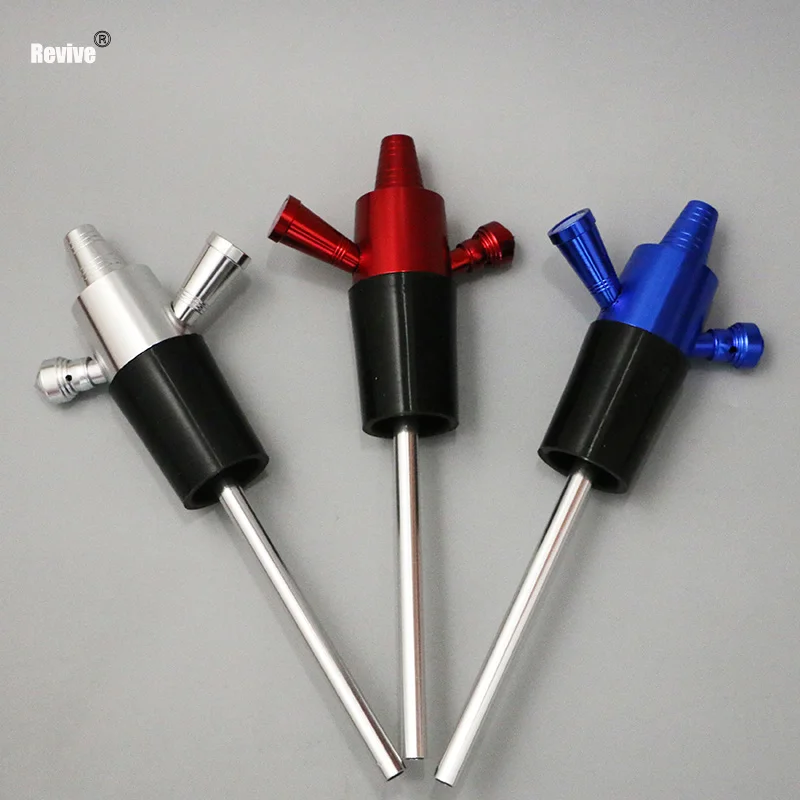 Возродить кальян стволовых narguile adapter kit труба алюминиевая воды аксессуары