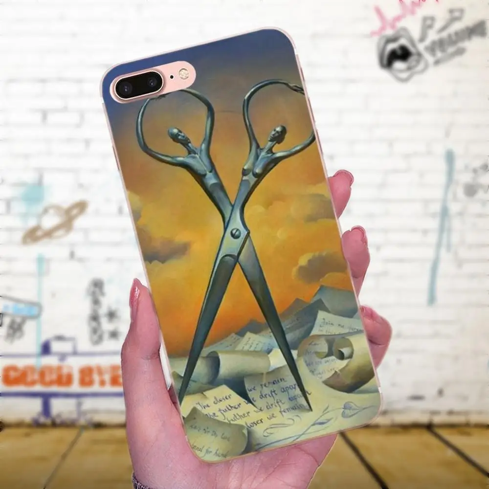 Salvador Dali Art Diy Beautiful For Galaxy A3 A5 A7 On5 On7 2015 2016 2017 Grand Alpha G850 Core2 Prime S2 I9082 Soft Cover Case | Мобильные