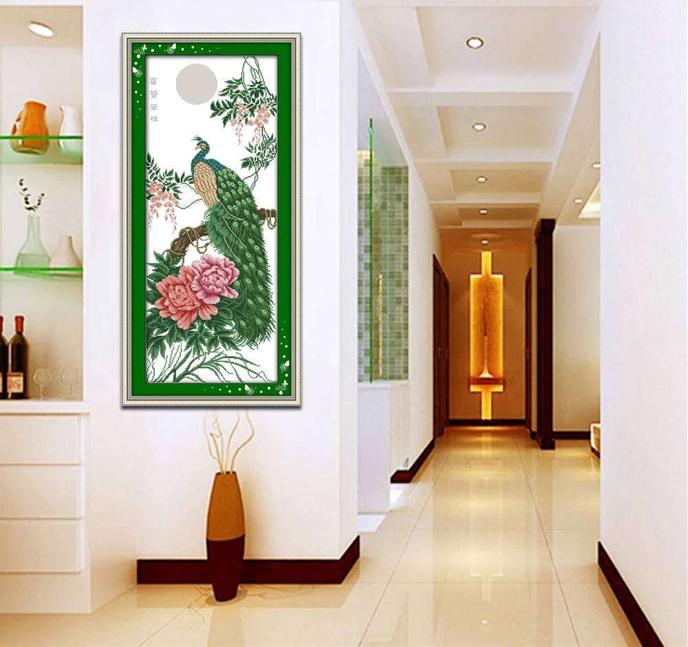 Набор для вышивки крестом Joy Sunday Wealth 11CT 14CT|14ct cross stitch kits|cross kitsjoy sunday |