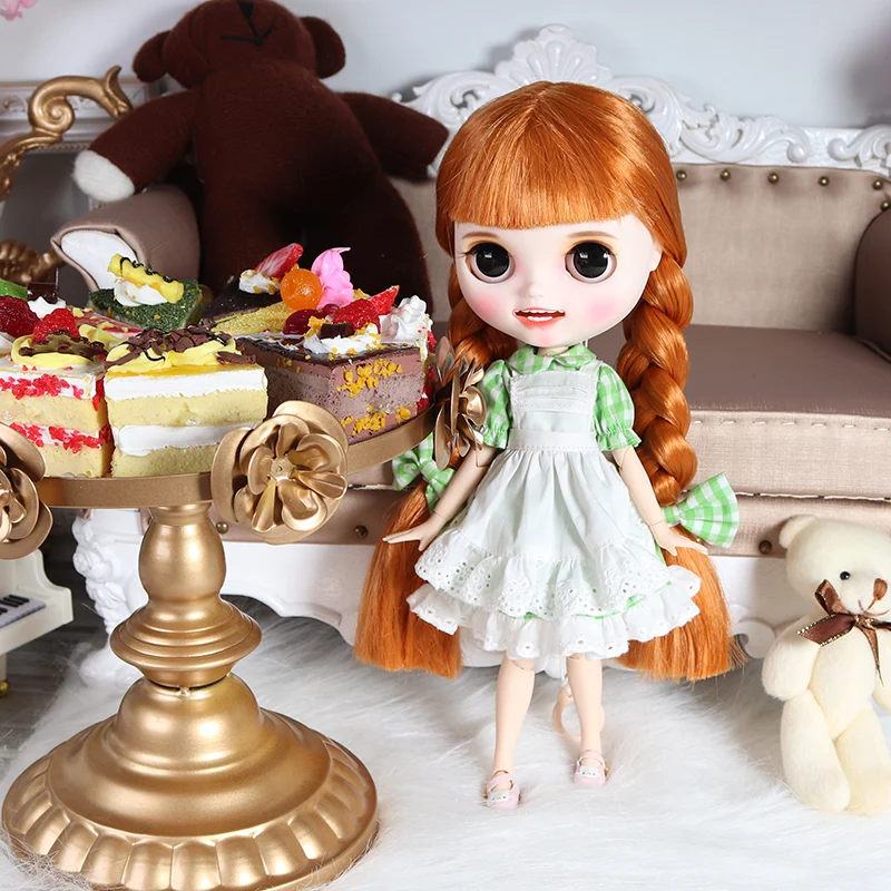 ICY Nude Blyth Кукла № 2 открытый рот с зубами резные губы матовые лица суставы тела сонные глаза 1/6 bjd, licca, jerryberry, pullip