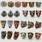 Бусины для штатива, винтажные медные бусины из прозрачного кубического циркония для изготовления ювелирных изделий, браслетов, ожерелий, бусины из Паракорда