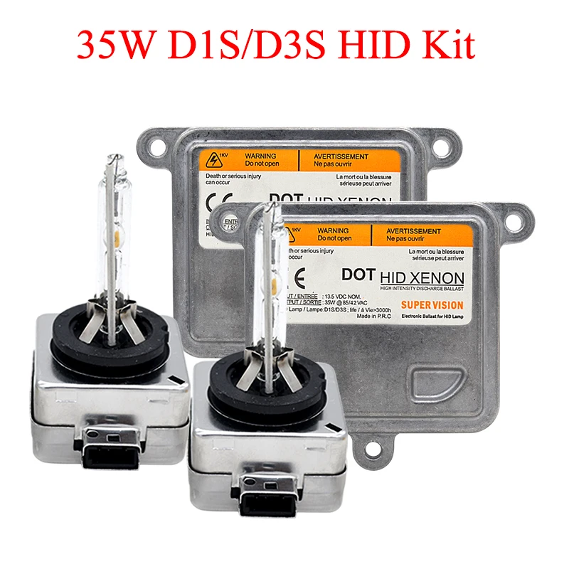 SKYJOYCE 35 Вт Xenon D1S D3S HID комплект налобных фар 4300K 5000K 6000K D1R лампа автомобильный