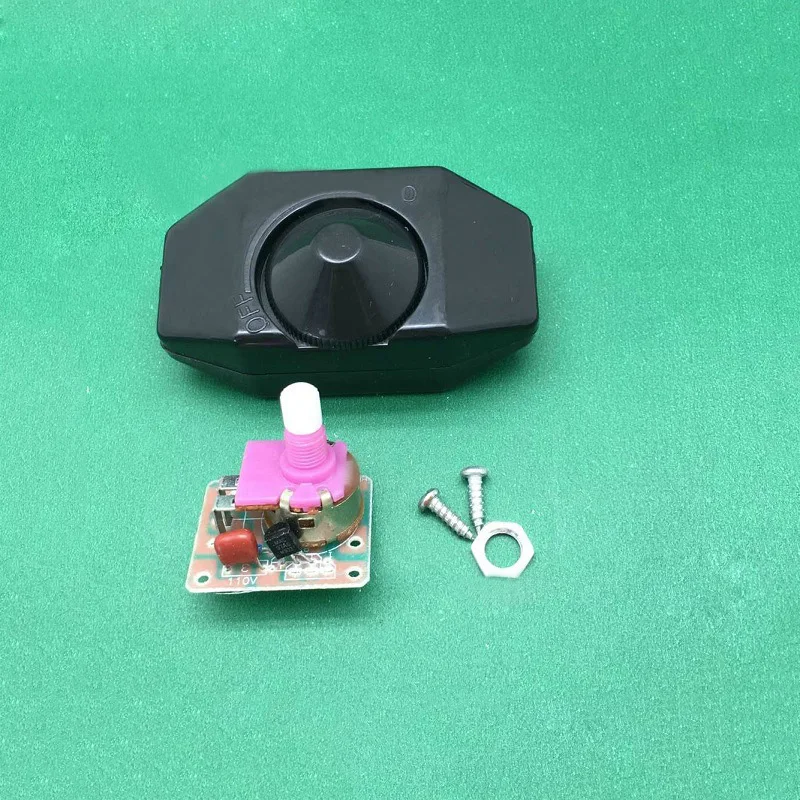 220 В регулируемый светодиодный диммер для лампы с регулируемой яркостью черный