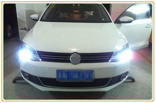 2x1156 P21W светодиодный ные Сменные лампы для VW Jetta MK6 Scirocco Sharan дневных ходовых огней