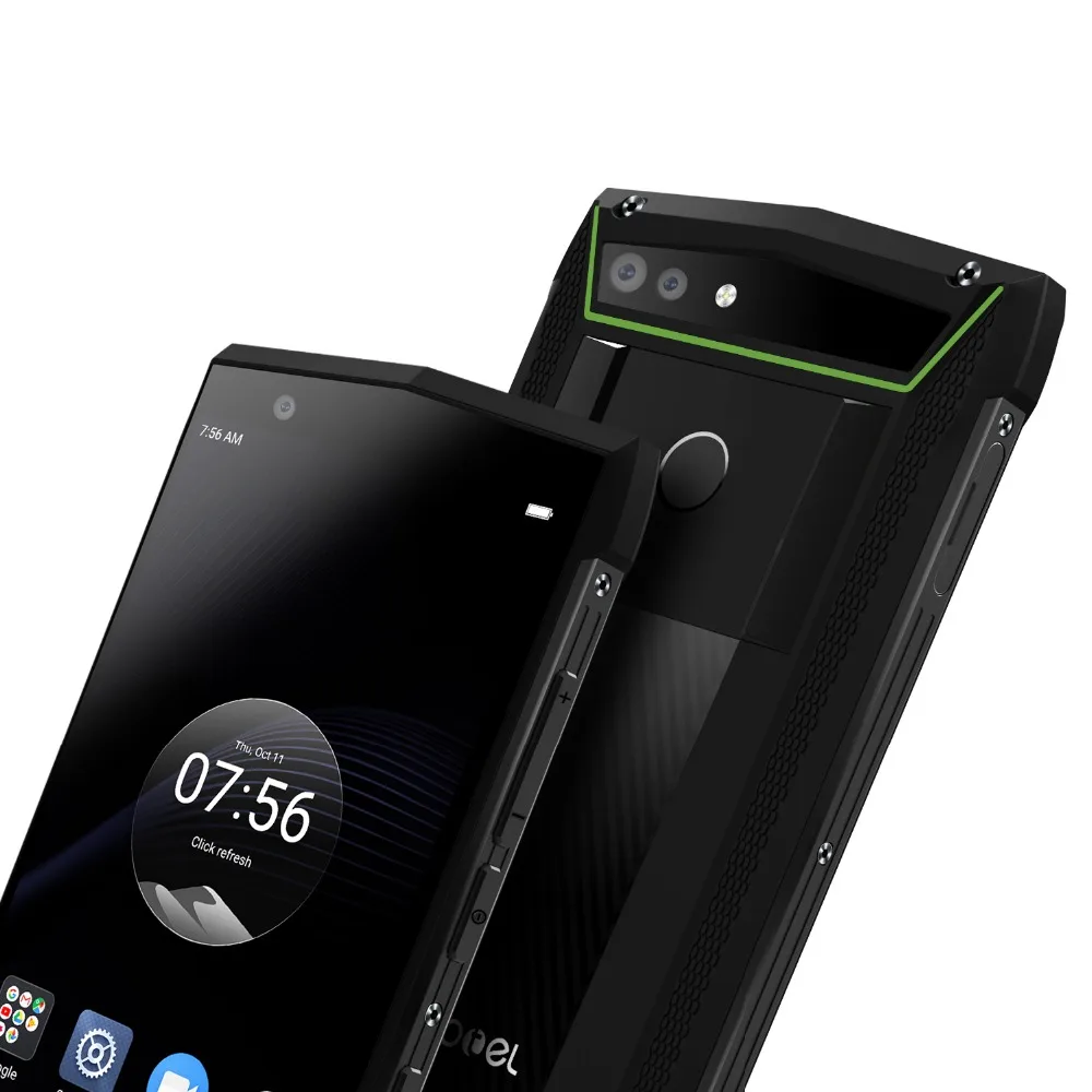 Poptel P60 прочный 4G мобильный телефон с функцией IP68 Водонепроницаемый 5 7 дюймов 6 ГБ