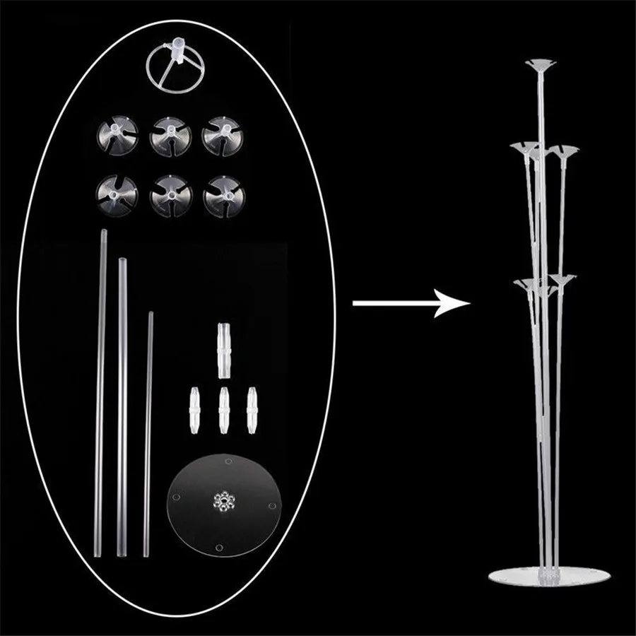 1 Set Happy Birthday Balloon Accessory Arch Stand Base Table Holder Support Party Decor | Дом и сад