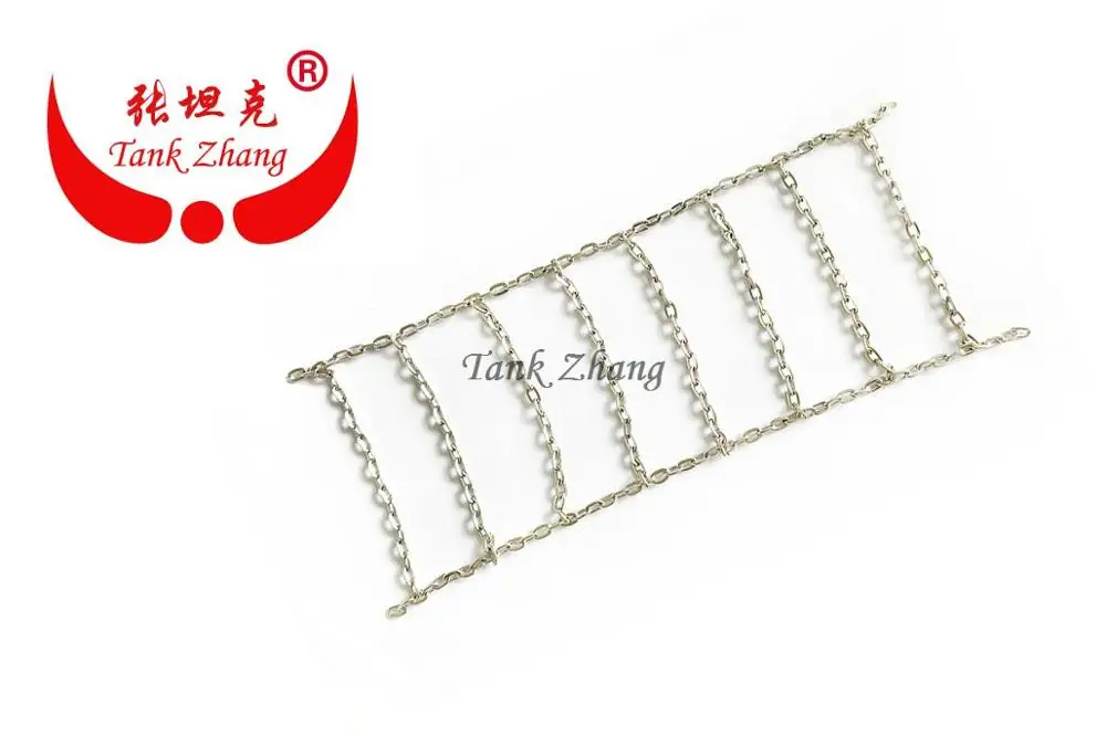 Tank Zhang / Heng Long 1/10 RC car truck запасные части металлическая цепь для снега/цепь