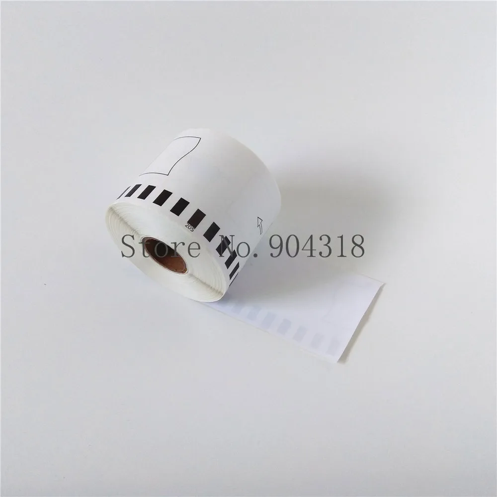 Термоэтикетки совместимые с Brother DK 22205 2205 20 рулонов 62 мм x 30 48 м принтер этикеток QL
