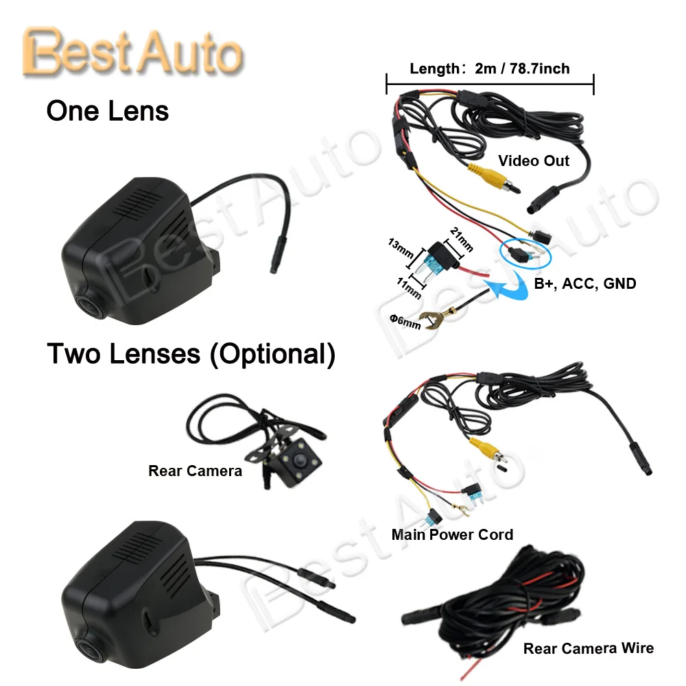 Камера DVR для автомобиля Wifi порsche Panamera/Macan/Cayenne/Cayman/911/918 2013-2015 Скрытая установка Sony