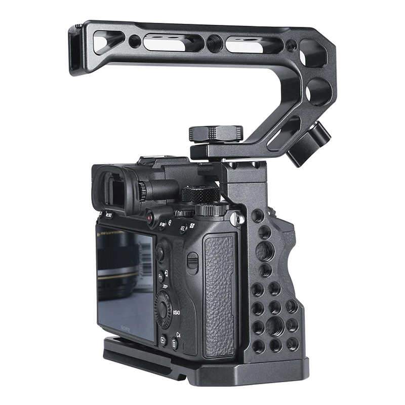 UURig камера клетка для sony A7III Стандартный Arca-style быстросъемная пластина с верхней