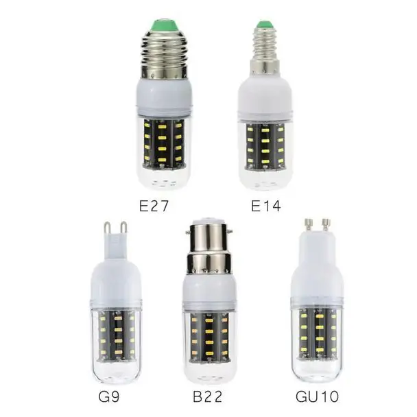 4014 SMD светодиодная лампочка-Кукуруза E27 E14 G9 9 Вт/15 Вт/25 Вт/30 Вт 36/56/72/96/138