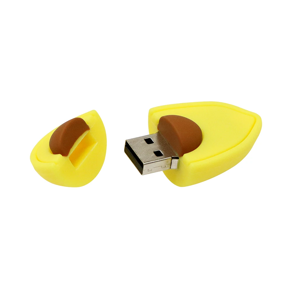 Милый флеш-накопитель с рисунком авокадо, груша, фрукты, USB флеш-накопитель, 4 ГБ, 8 ГБ, 16 ГБ, 32 ГБ, 64 ГБ, USB2.0 флеш-карта, флешка, u-диск, подарки