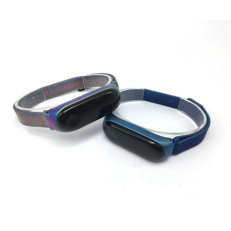 Ремешок на запястье для Xiaomi Mi Band 3 4 новейший металлический браслет смарт-часов |