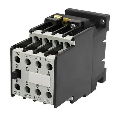 

440V 50Hz Coil 5.2A Ie Three Pole 2NO 2NC 660V Ue 4KW AC Contactor