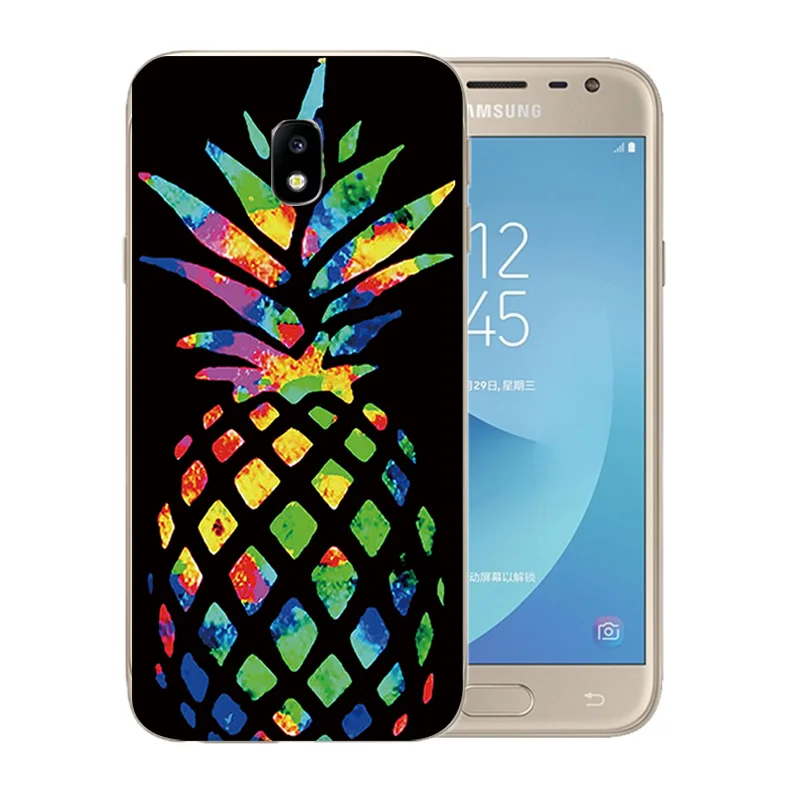 Чехол для Samsung J3 2017 силиконовый чехол J330F мягкий термополиуретановый 3D с рисунком