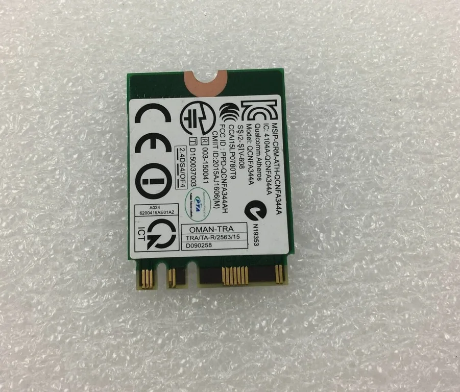 Беспроводная Wi Fi карта SSEA для Killer 1435 Dand Band 867Mbps NGFF Atheros QCNFA344A 802.11ac Bluetooth 4 1|Сетевые