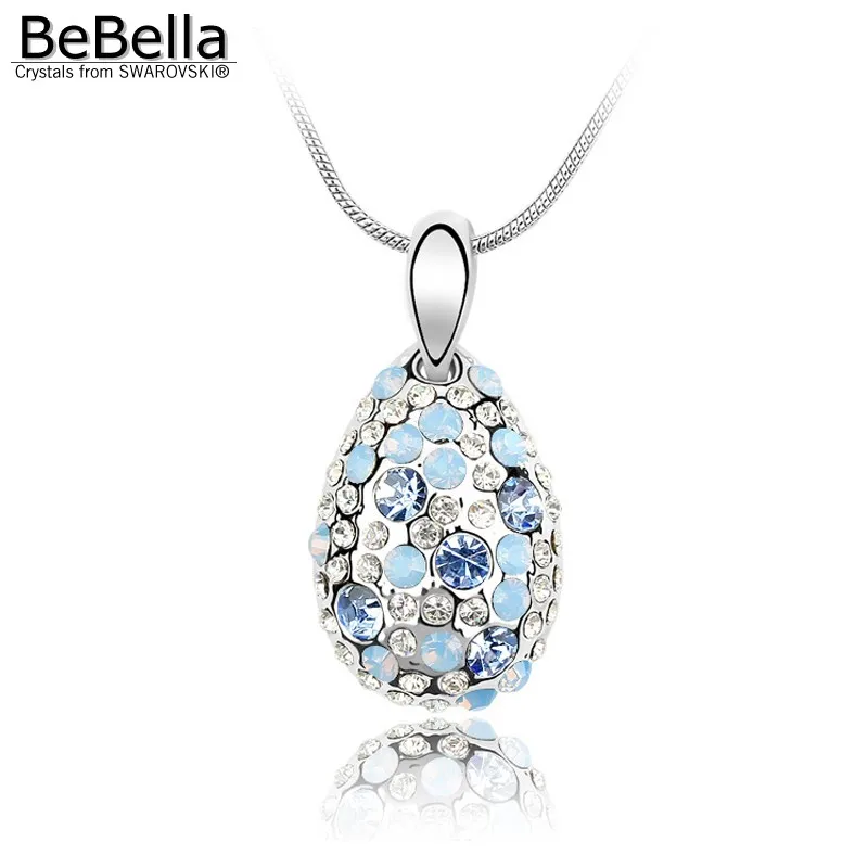 BeBella опаловое ожерелье с подвеской из кристаллов Сваровски модные ювелирные