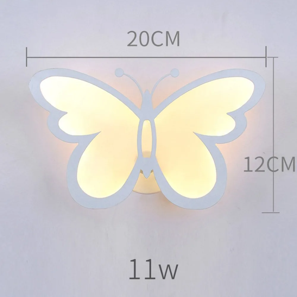 Butterfly Shape Super Bright Bedside Bedroom Wall Light Corridor Aisle Lamp Home Decoration | Лампы и освещение