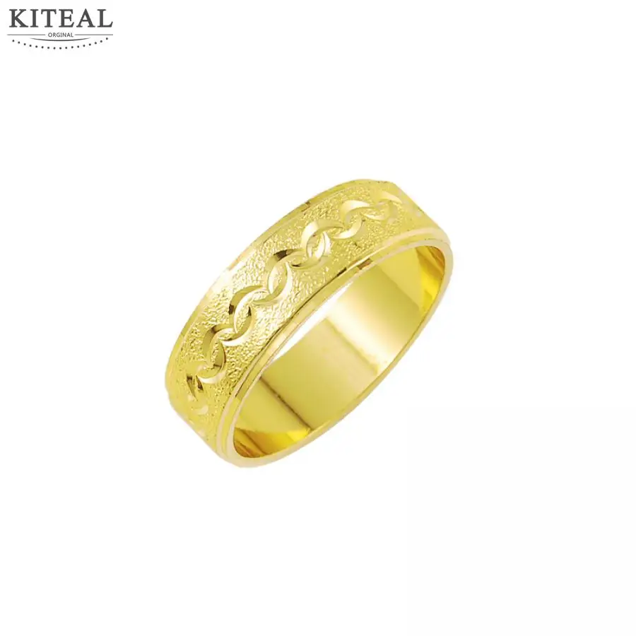 Новое поступление! Модное мужское и женское Ювелирное кольцо золотого цвета 24k GP