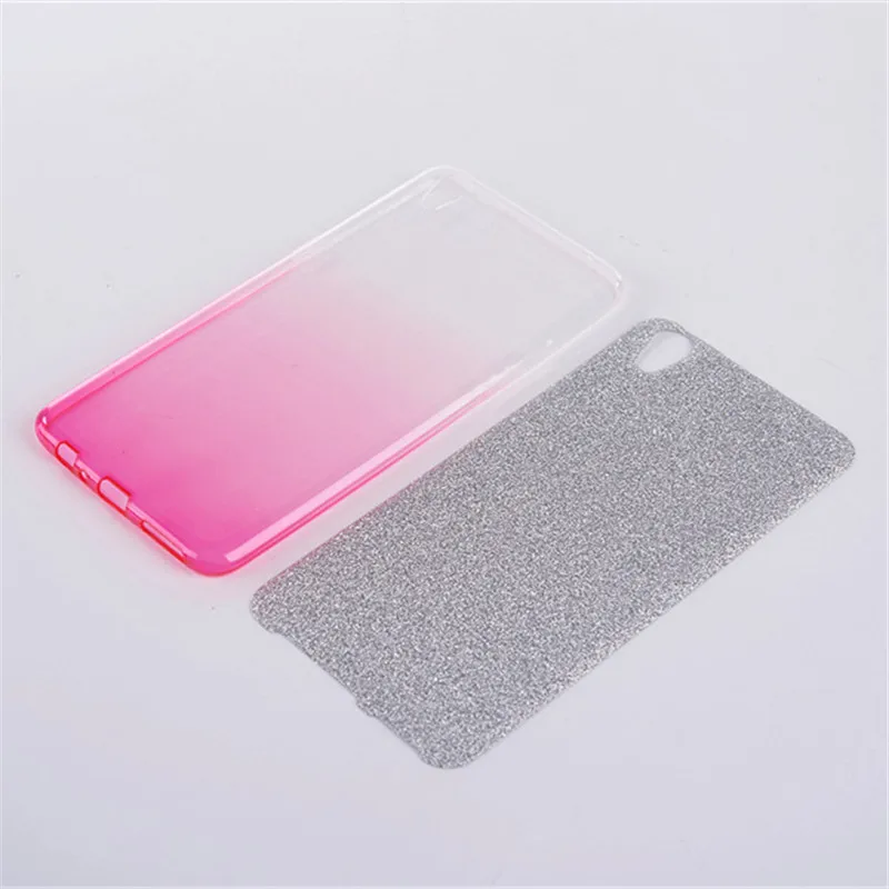 Slim Glitter Gradient Case For Samsung Galaxy S8 S9 Plus S6 S7 Edge A3 A5 A7 J3 J5 J7 2016 2017 A8 2018 Soft Silicon Phone Cover | Мобильные