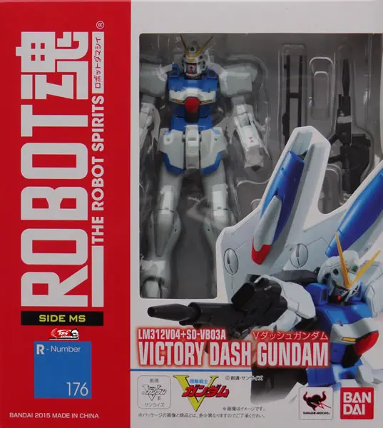 Японское аниме V GUNDAM Оригинальная фигурка робота духа BANDAI Tamashii № 176 VICTORY DASH GUNDAM|action