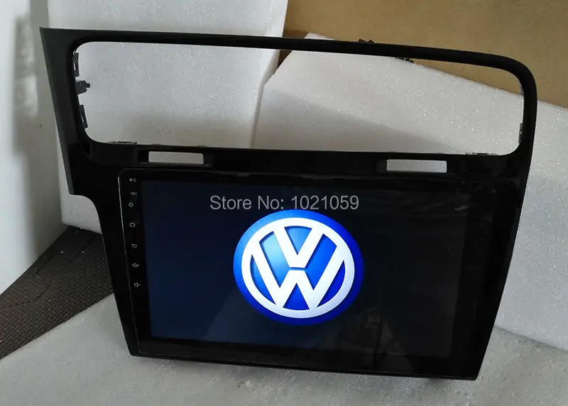 10 1 дюймов android 5 автомобильный радиоприемник с gps для Volkswagen golf 7 2013 2015