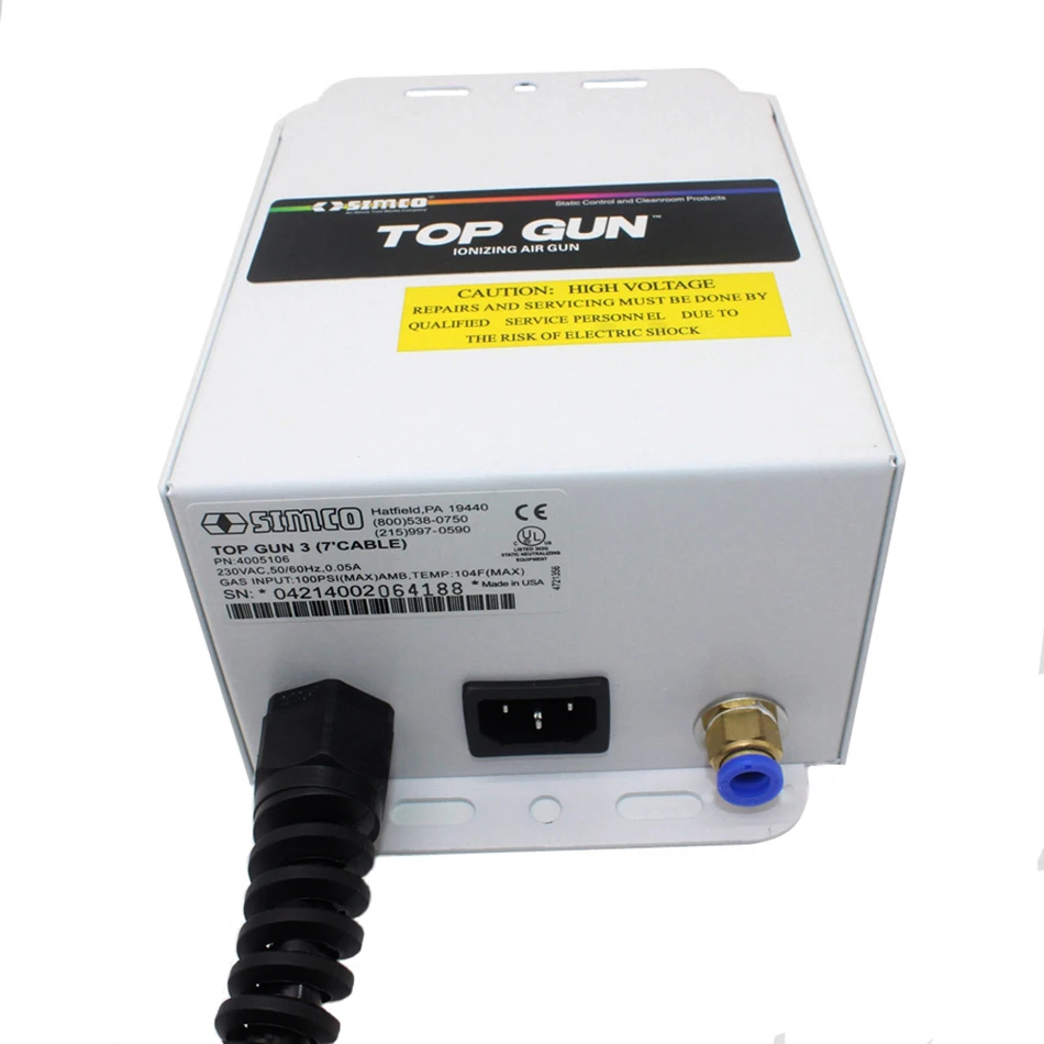 Топовый пистолет SIMCO эффективное удаление электростатического изолирующего