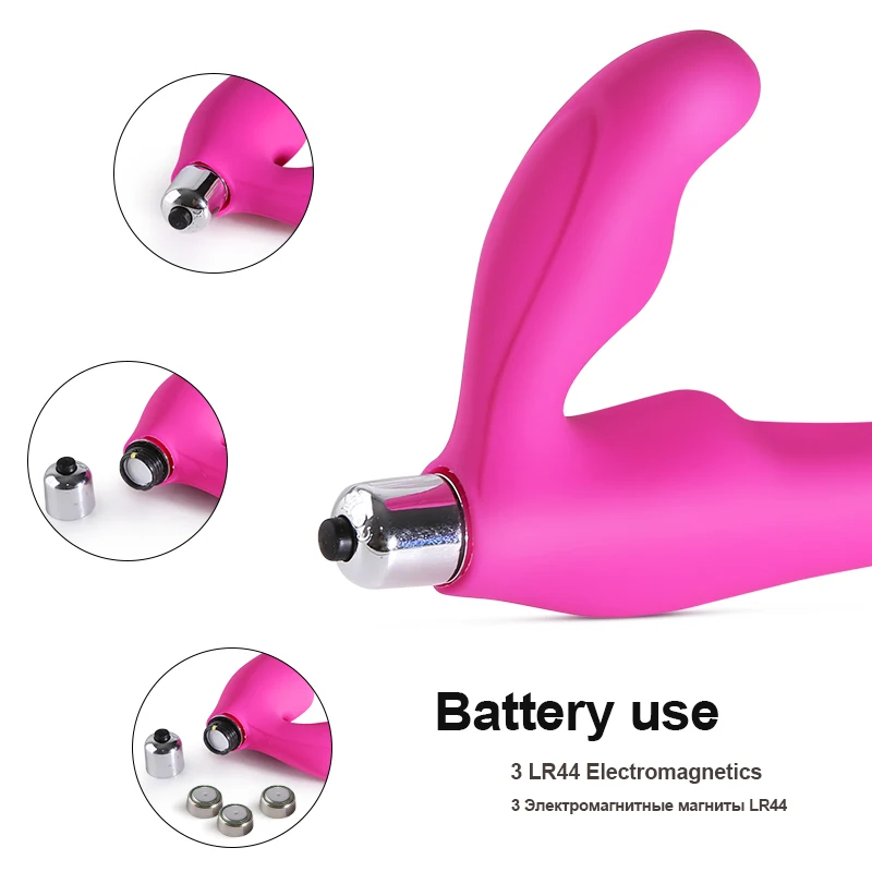 Силиконовые G Spot Вибраторы анальный дилдо вибратор Мужская простата массажер