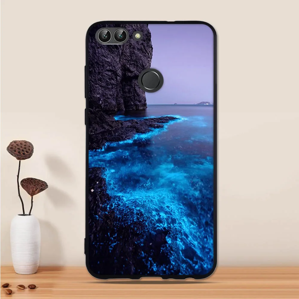 Задняя крышка для Huawei P Smart силиконовый чехол PSmart мягкий из ТПУ 3D Enjoy 7S | Мобильные