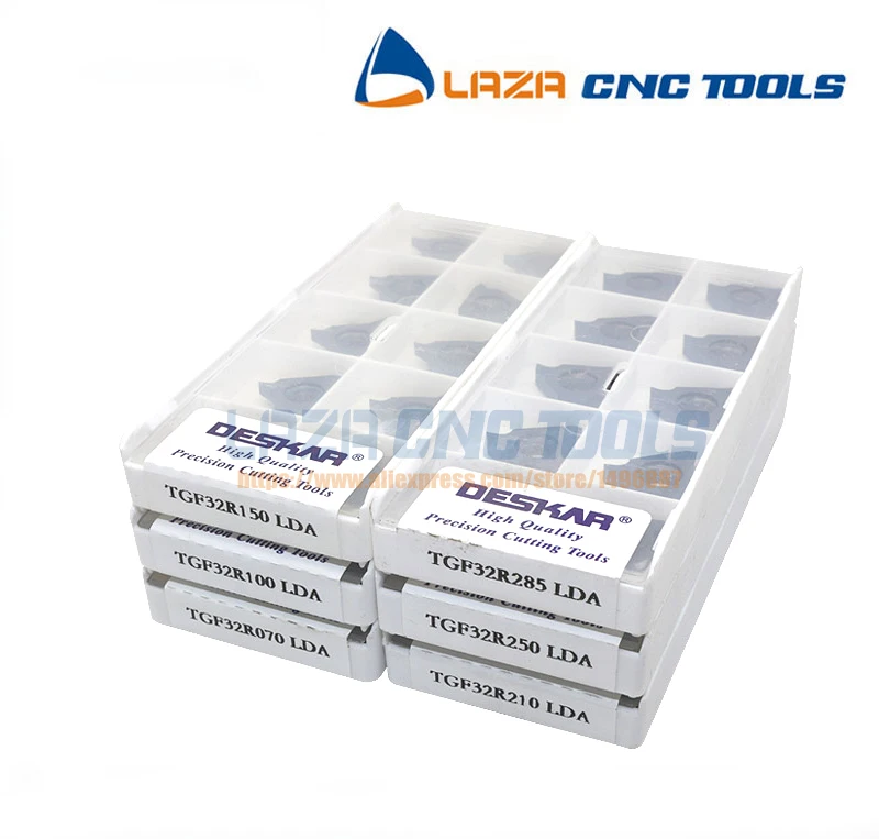 TGF32R100 TGFR32R200 TGF320R300 1 0 ~ 2 4 LDA * 10 шт. DESKAR паз лезвие для стали и нержавеющей высокая