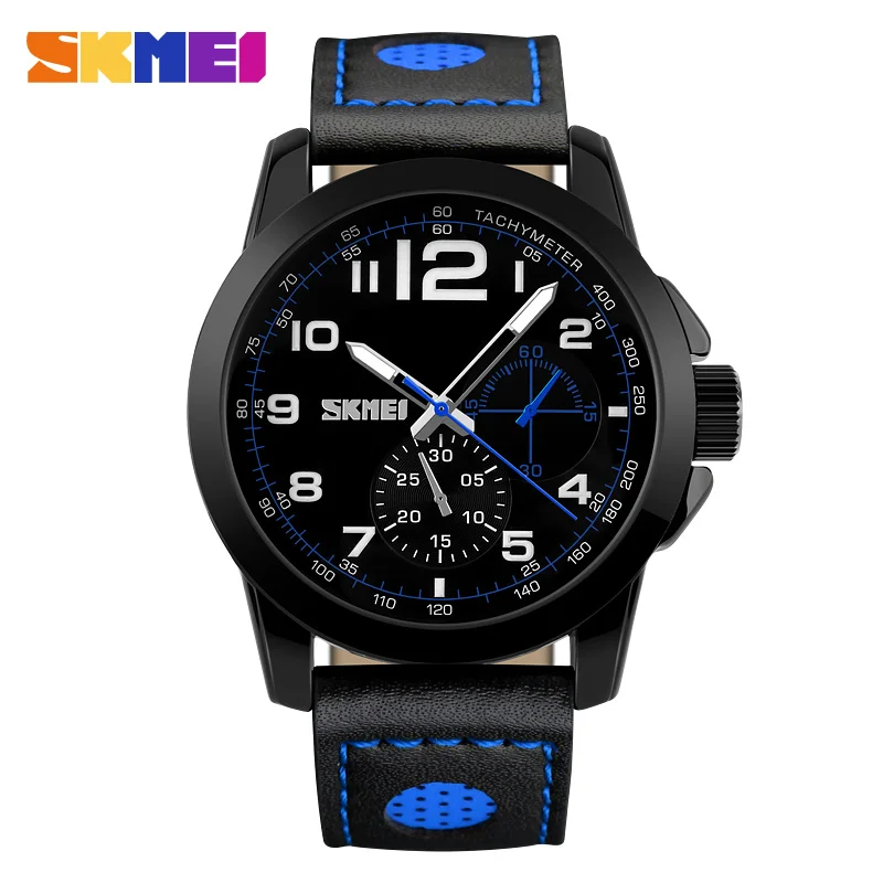 SKMEI Мужские кварцевые часы мужские модные повседневные Relogio Masculino Montre Homme из