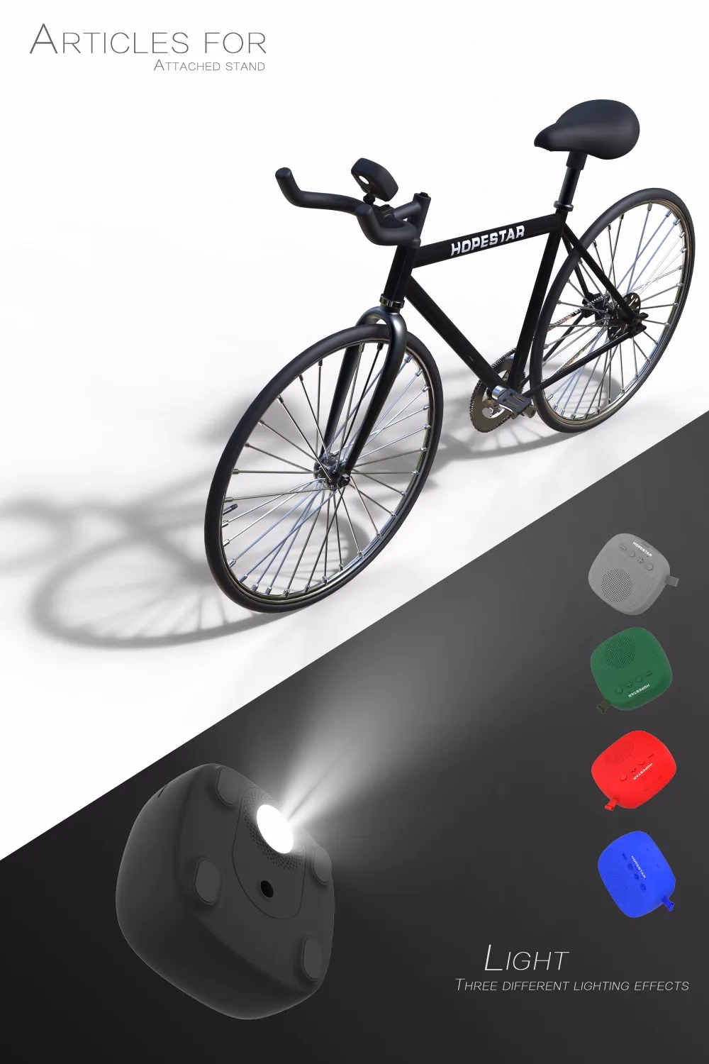 New P9 Bluetooth Speaker Outdoor Bicycle Portable FM Radio Bass altavoces Wireless Speakers Power Bank+LED light +Bike Mount Электроника