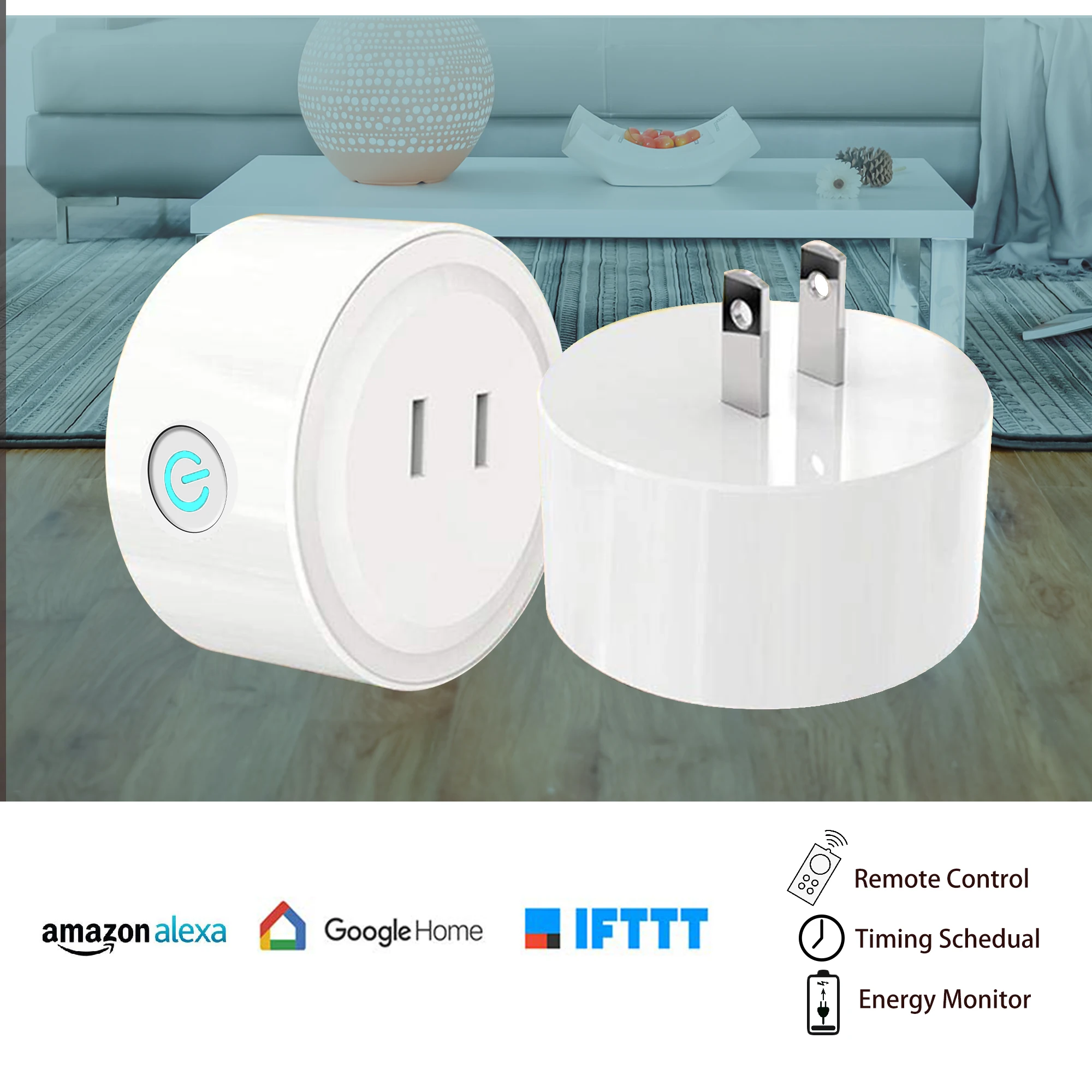 Dvetech Wifi вилка реле Wifi умная розетка с Amazon Alexa Google Home IFTTT дистанционный переключатель расписание вкл/выкл энергетический монитор