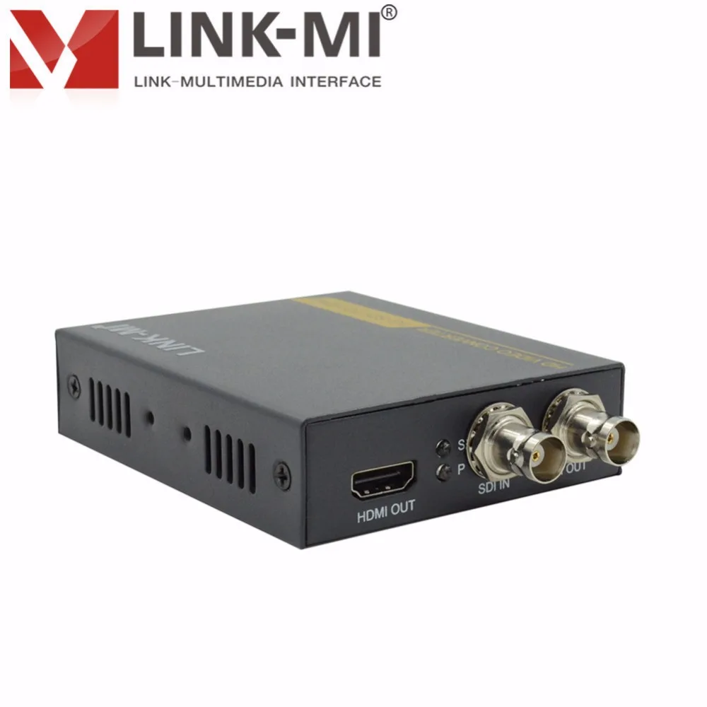 LINK-MI LM-SC5210C Full HD видео 1080p 3G SDI в HDMI конвертер высокой четкости сигнала удлинитель |