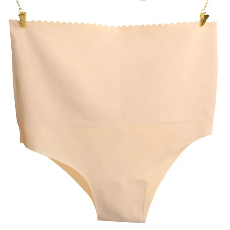 V04 beige Ультратонкое нижнее белье для похудения с высокой талией и контролем живота, бесшовное нижнее белье для женщин S/M/L/XL - Цвет: V04 beige